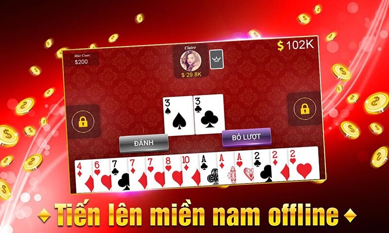 Quan sát những tổ hợp bài xuất hiện trong bài tiến